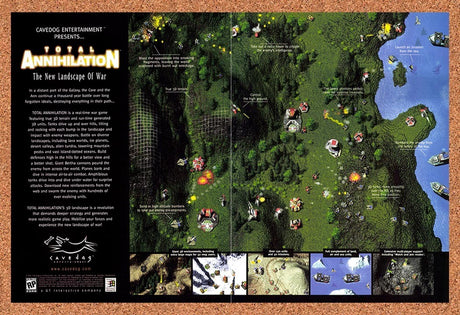1997 Total Annihilation PC Original Advertisement / Retro Promo v2