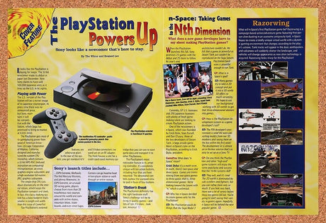 1995 PS1 Upcoming Launch Preview Original Advertisement / Retro Wall Art v6