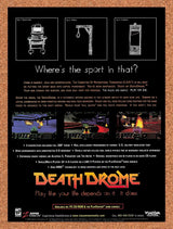 1996 Death Drome PC Original Advertisement / Retro Promo v1