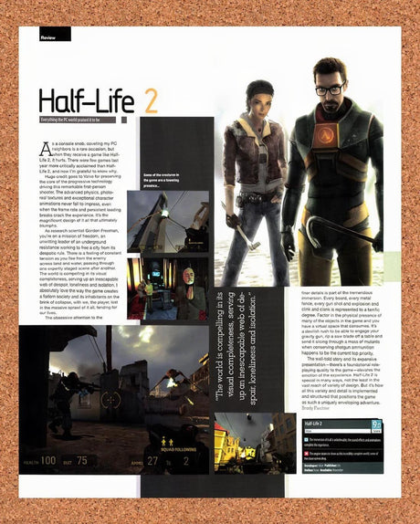 2006 Half-Life 2 PC Original Advertisement / Retro Promo v23