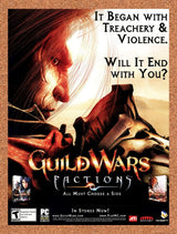 2006 Guild Wars Factions PC Original Advertisement / Retro Promo v6