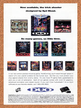 1994 Turbo Duo Games Original Advertisement / Retro Wall Art v1