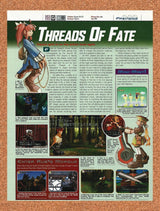 2000 Threads Of Fate PS1 Original Advertisement / Retro Promo vr2