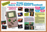 1994 Sega Visions Game Boy Recycle Contest Original Ad / Retro Wall Art v1