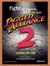 1998 Jagged Alliance 2 PC Original Advertisement / Retro Promo v3