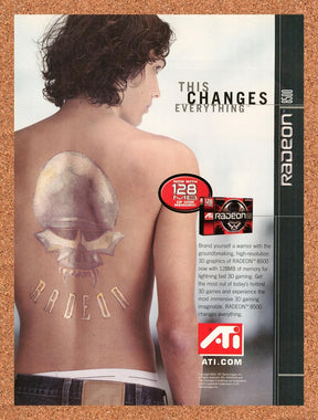 2002 ATI Radeon 8500 Original Advertisement / Retro Promo v13