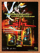 Sin PC Game Movie Movie Original 2002 Ad Authentic Retro VHS DVD Release Promo