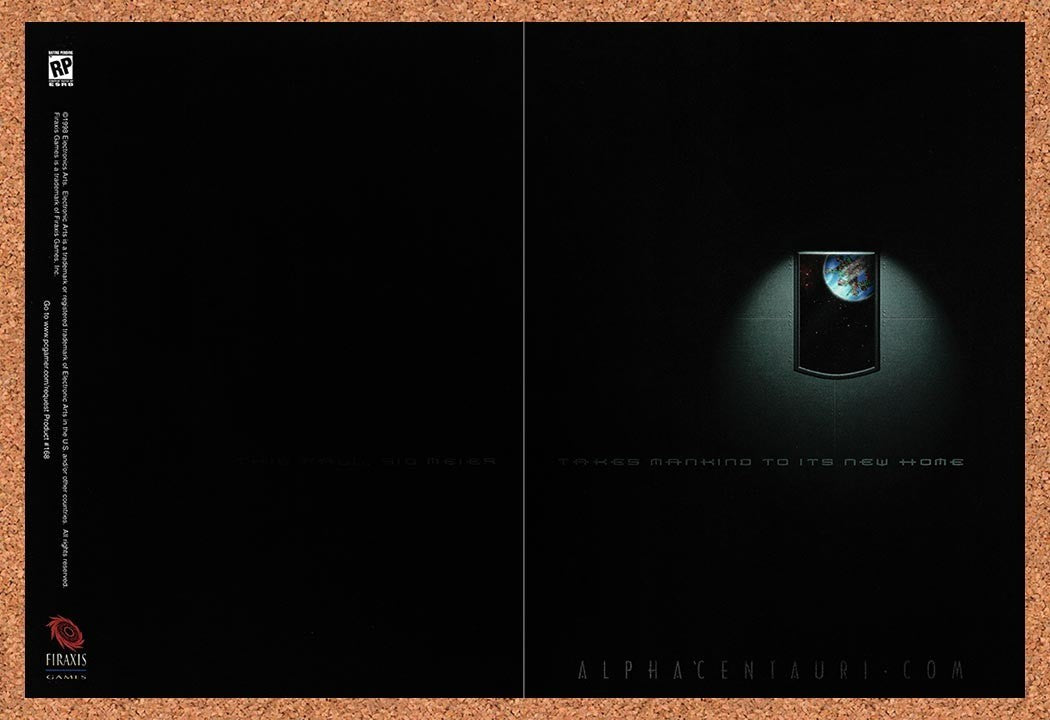 1998 Alpha Centauri PC Original Advertisement / Retro Promo v2