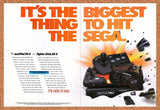 1993 Sega Genesis AsciiPad SG-6 Original Advertisement / Retro Wall Art v9