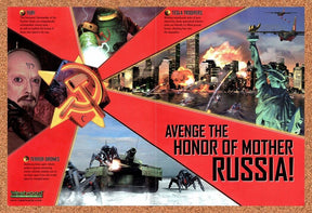 2000 Red Alert 2 PC Original Advertisement / Retro Wall Art v6