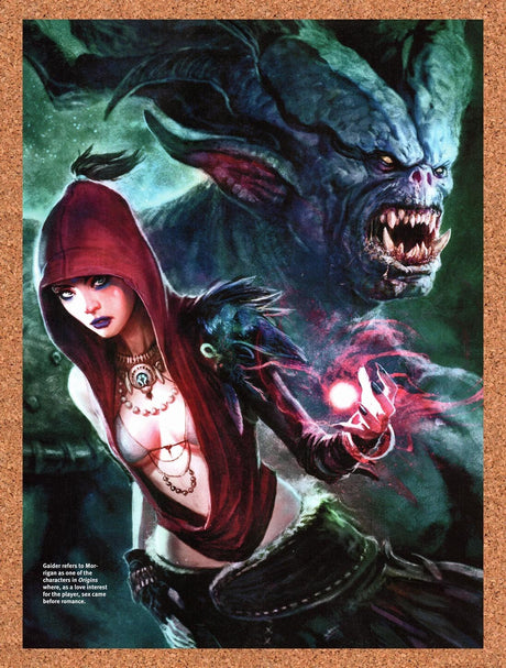 2013 Dragon Age Inquisition Morgan Original Advertisement / Retro Wall Art v2