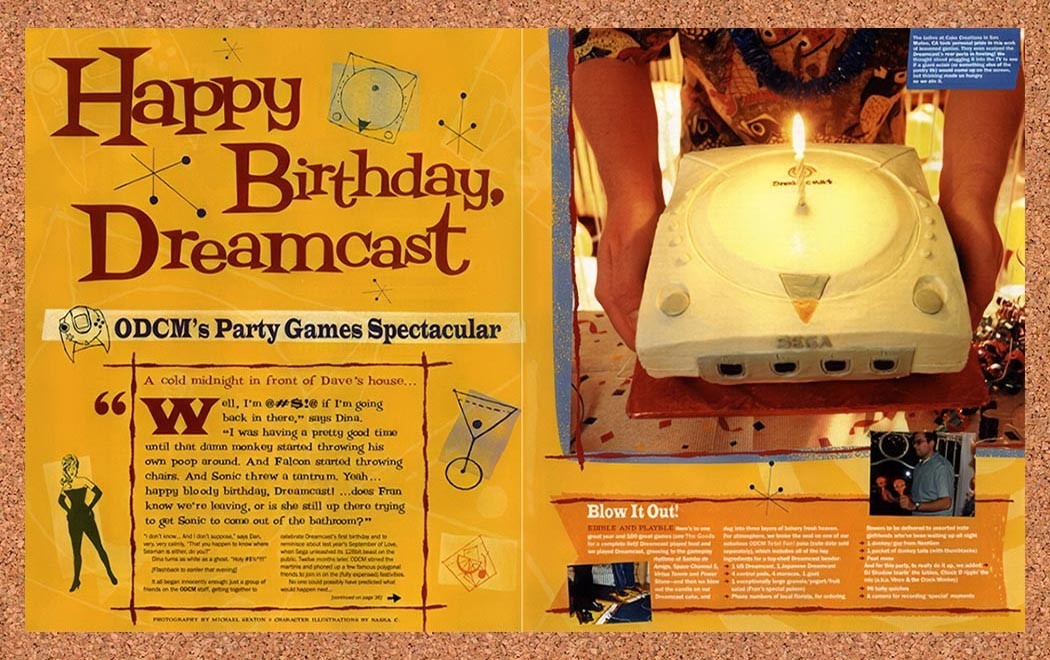 2000 Sega Dreamcast One Year Anniversary Original Advertisement / Promo vc7