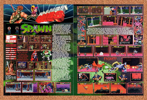 1995 Spawn The Video Game SNES Original Advertisement / Retro Promo vr1