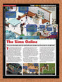 2001 Sims Online PC Preview Original Advertisement / Retro Promo vr1