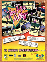 1996 Ten Pin Alley PC Original Advertisement / Retro Promo v2