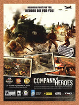 2006 Company Of Heroes PC Original Advertisement / Retro Promo v3