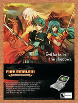 Fire Emblem Sacred Stones GBA Original 2003 Ad Authentic Nintendo Game Promo