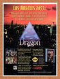 1995 Rise Of The Dragon Sega CD Original Advertisement / Retro Wall Art v1