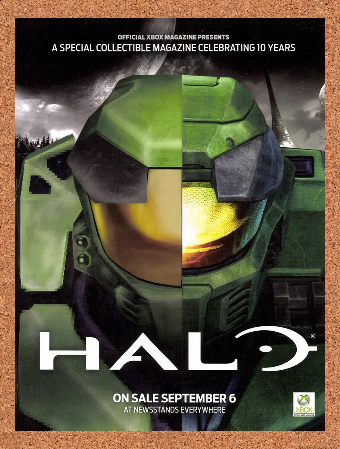 2010 Halo 1 Special Collectible Magazine Original Ad / Retro Wall Art v14