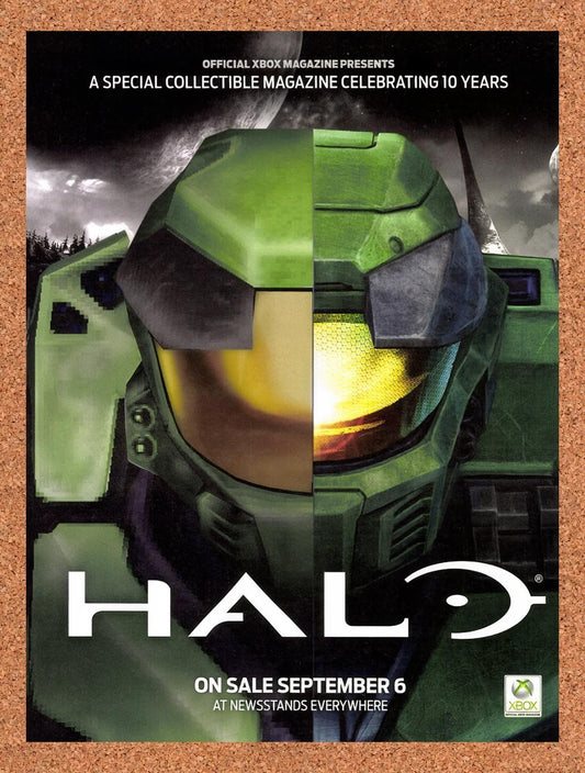 2010 Halo 1 Special Collectible Magazine Original Ad / Retro Wall Art v14
