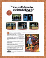 Prince Of Persia Tandy Original 1991 Vintage Ad - Video Game Promo