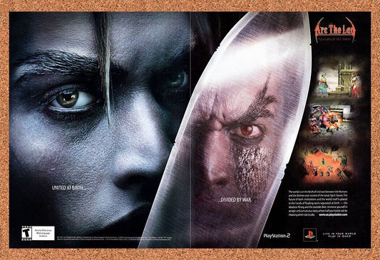 Arc The Lad PS2 Original 2002 Vintage Ad - Epic Video Game Art Promo