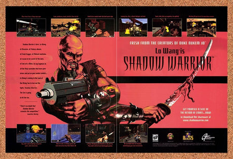 1997 Shadow Warrior PC Original Advertisement / Retro Promo v4