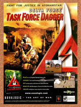 2002 Delta Force Task Force Dagger PC Original Advertisement / Retro Promo v1