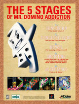 1999 Mr Domino PS1 Original Advertisement / Retro Promo v1