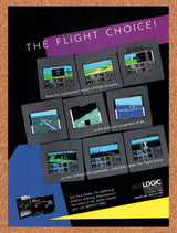 1987 Flight Simulator II Tandy Original Advertisement / Retro Wall Art v2
