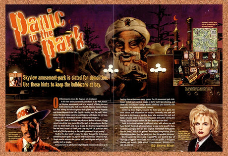 1995 Panic In The Park PC Original Advertisement / Retro Promo v2