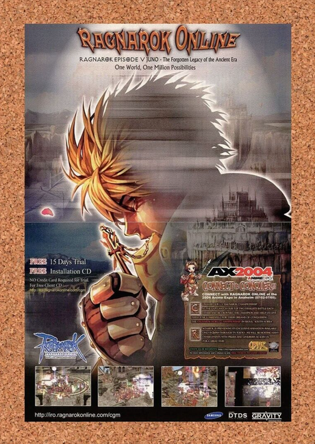 Ragnarok Online PC Original 2006 Ad Authentic MMORPG Video Game Promo v3