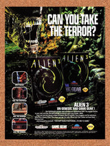 1992 Alien 3 On Sega Original Advertisement / Retro Promo v5