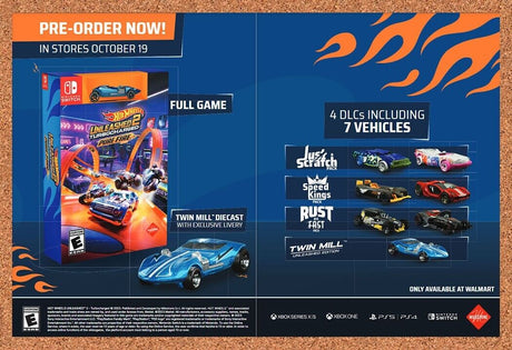 Hot Wheels Unleashed 2 Switch Original 2023 Ad - Video Game Display Promo