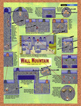 1995 Beyond Oasis Wall Mountain Map Original Advertisement / Retro Wall Art v4