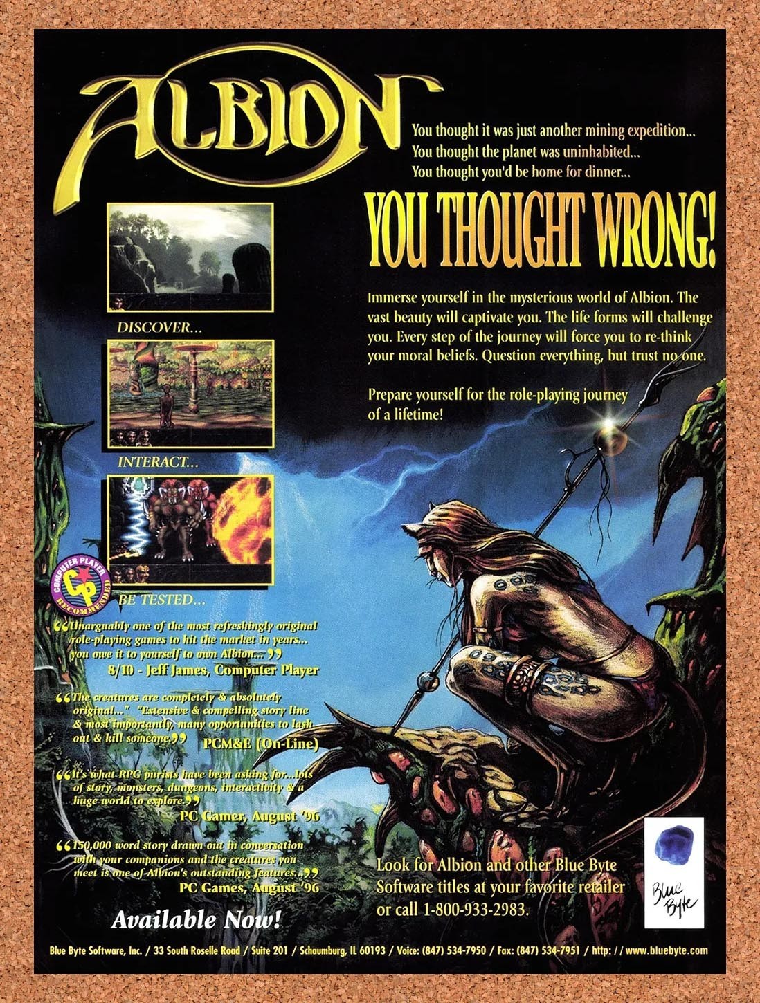 1996 Albion PC Original Advertisement / Retro Promo v2