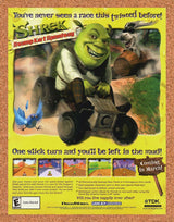 Shrek Swamp Kart Speed Way GBA Original 2002 Ad Authentic Video Game Art Promo