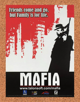 Mafia PC Original 2002 Ad Authentic Godfather Organized Crime Video Game Promo