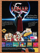 Lunar Eternal Blue Sega CD Original 1998 Ad Authentic RPG Video Game Promo