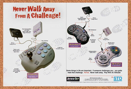 1995 STD SNES Genesis Accessories Original Advertisement / Retro Wall Art v5