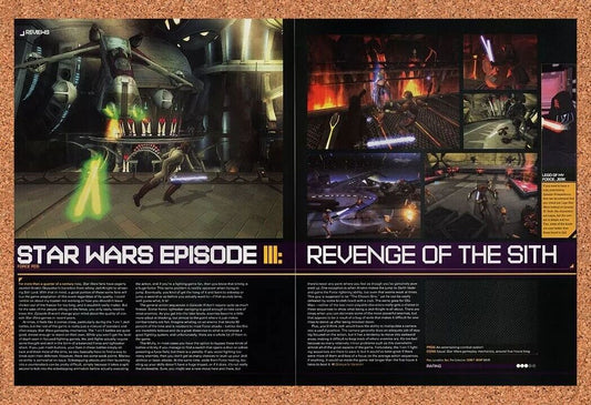 Star Wars III Revenge Of Sith PS2 3 Original 2006 Ad Authentic Video Game Promo