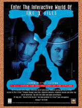 1998 X-Files Game PC Original Advertisement / Retro Promo v3