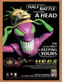 1998 Hedz PC Original Advertisement / Retro Wall Art v1