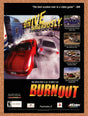 2001 Burnout PS2 Original Advertisement / Retro Promo v2