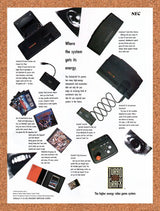 1990 Turbo Grafx-16 Console Original Advertisement / Retro Wall Art v4