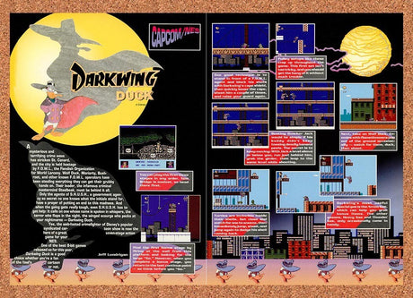 1992 Darkwing Duck NES Original Advertisement / Retro Promo v1