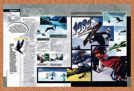 1998 1080 Snowboarding N64 Original Advertisement / Retro Promo vr1