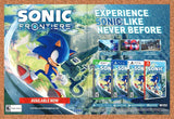 Sonic Frontiers Switch Original 2023 Ad - Video Game Art Display Promo