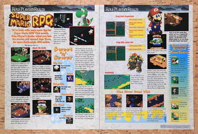 1996 Super Mario RPG Sewers Tips Original Advertisement / Retro Wall Art v5