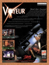 1994 Voyeur Adult CD-ROM Original Advertisement / Retro Promo v1